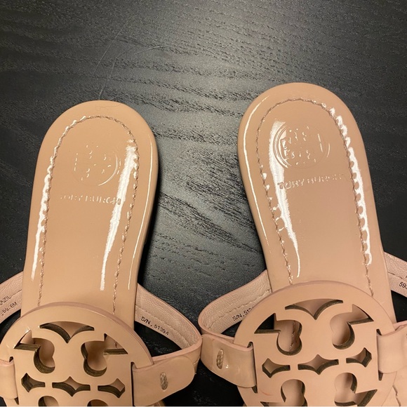 Tory Burch Miller Patent Sandal, Size 6 - Picture 3 of 5